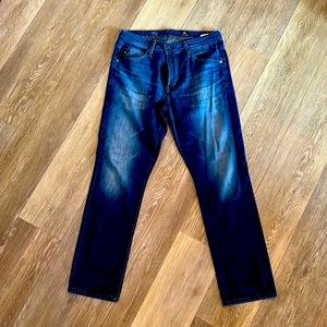 Mens AG Everett slim straight jeans size 31x32
